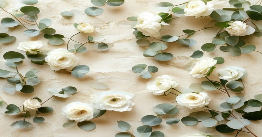 Elegant botanical greenery wedding theme for digital invitations